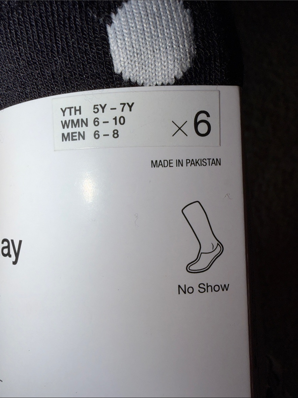 NWT Nike Everyday No Show Socks Youth 5-7 - Picture 4 of 6
